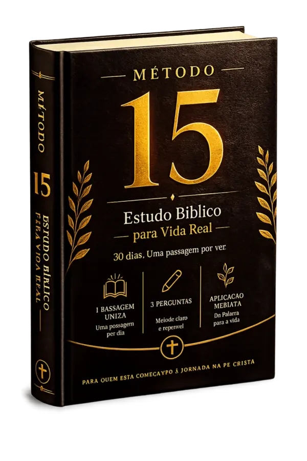 Capa do Método 15: Estudo Bíblico para Vida Real, 30 dias